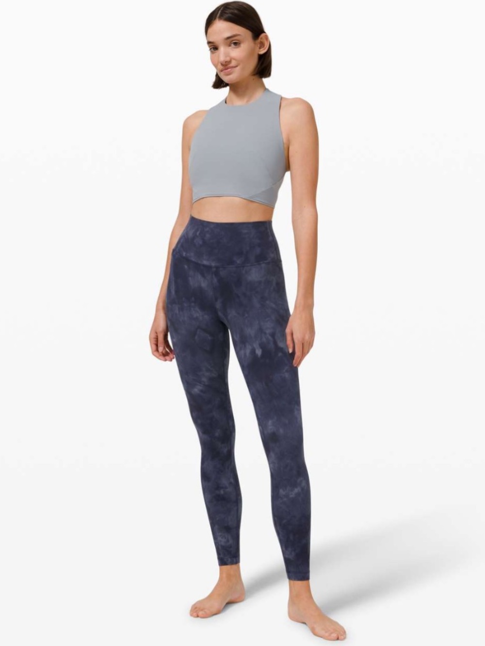 Lululemon Align Pant 28” Size 6 Navy Diamond Dye